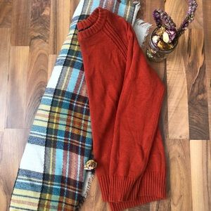 Jeanne Pierre Orange 100% Cotton Sweater